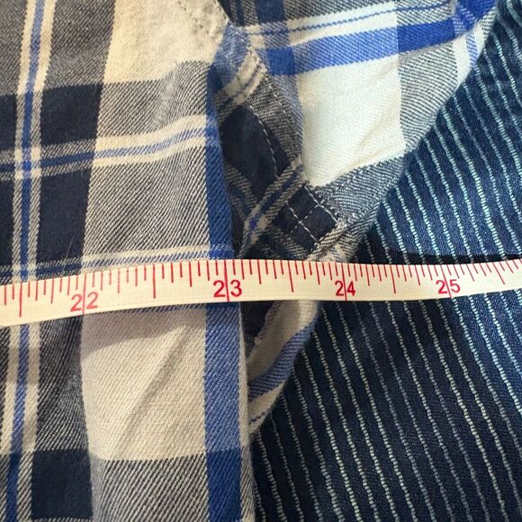 Under Armour Men’s Snap-Front Shirt 2XL Loose Fit Plaid Cottagecore Y2K Vibe - Picture 5 of 6